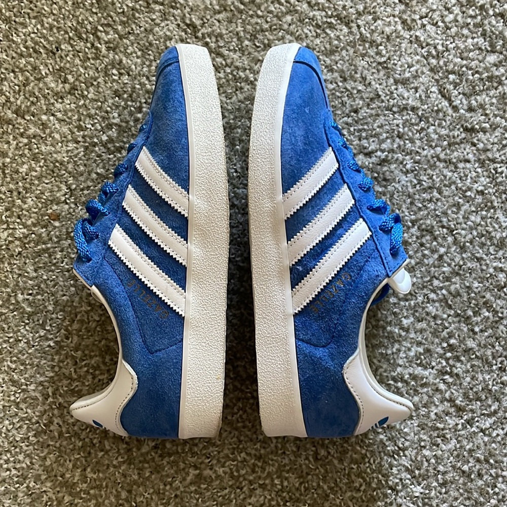 Adidas | Gazelle 85 | Size 6 Unisex | Size 8 Womens | Classic Blue and White - Picture 8 of 9